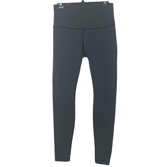 Lululemon Wunder Under Pant (Roll Down) Heathered Gray Size 10 - Picture 5 of 10